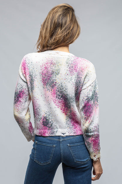 Avant Toi Matilda Short Splatter Paint Sweater Ladies - Sweaters