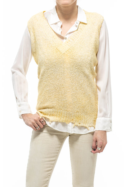 Avant Toi Pamela V-Neck Vest Ladies - Sweaters