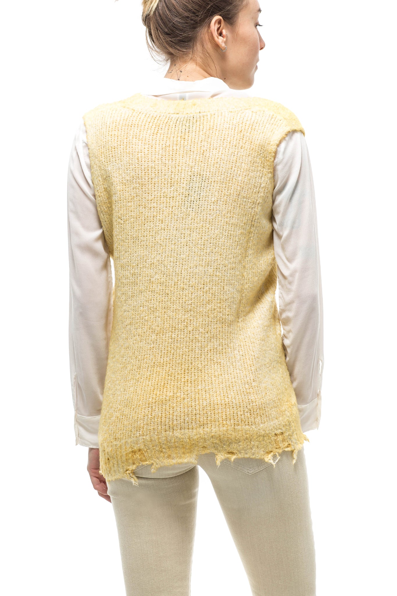 Avant Toi Pamela V-Neck Vest Ladies - Sweaters