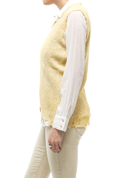 Avant Toi Pamela V-Neck Vest Ladies - Sweaters