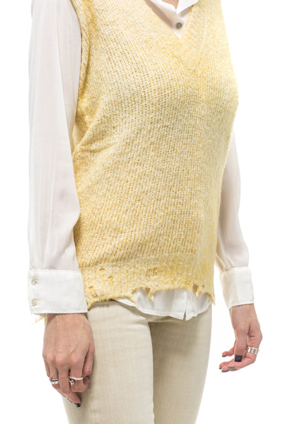 Avant Toi Pamela V-Neck Vest Ladies - Sweaters