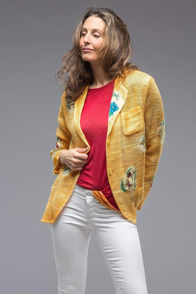 Patches Jacket In Yellow | Ladies - Tailored - Jackets