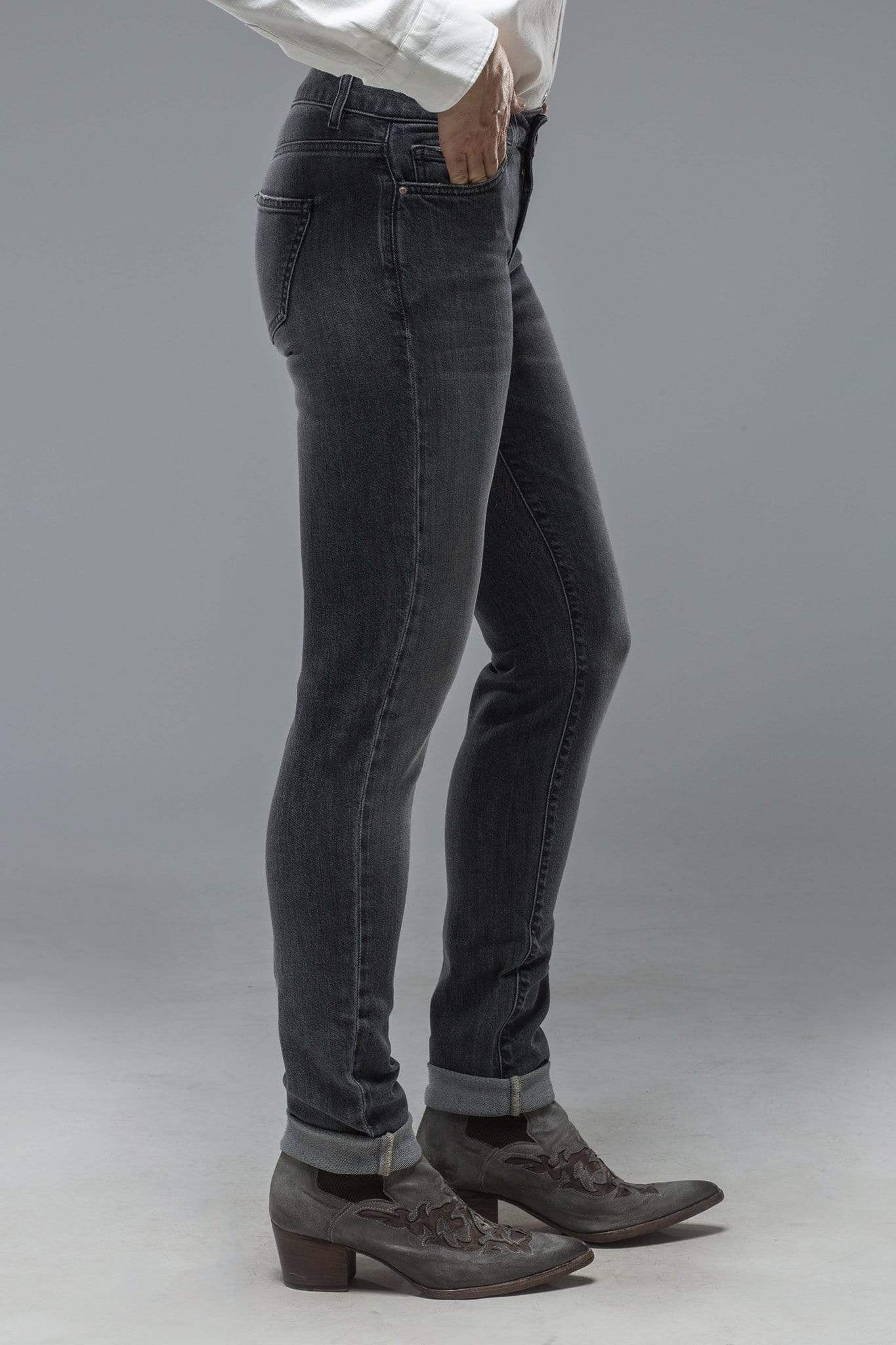 Madison Skinny Jeans In Antracite | Ladies - Pants | Axel'S