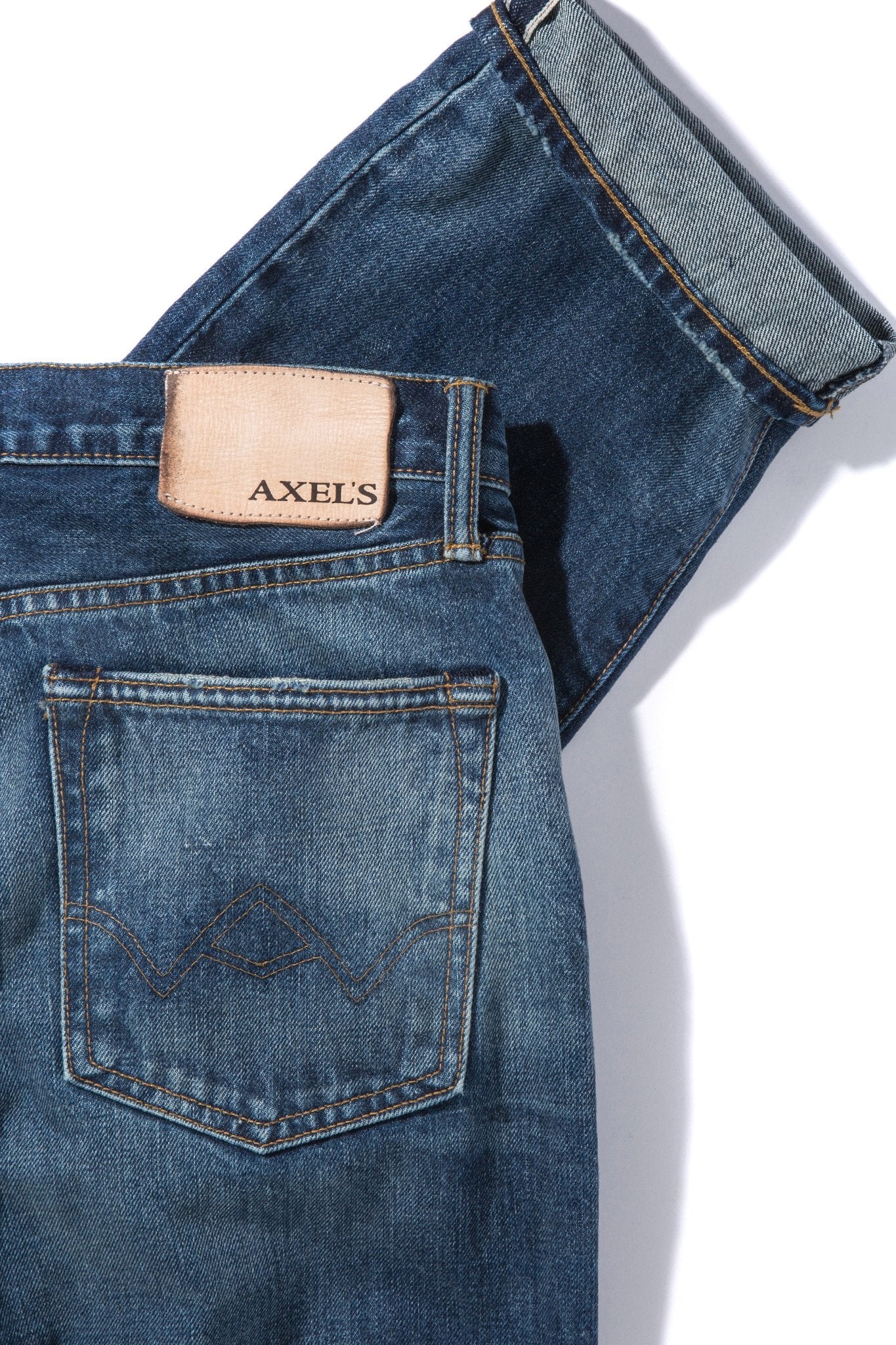 Axel's Premium Denim Cone Mills 34" Bandera Wash Mens - Pants - 5 Pocket