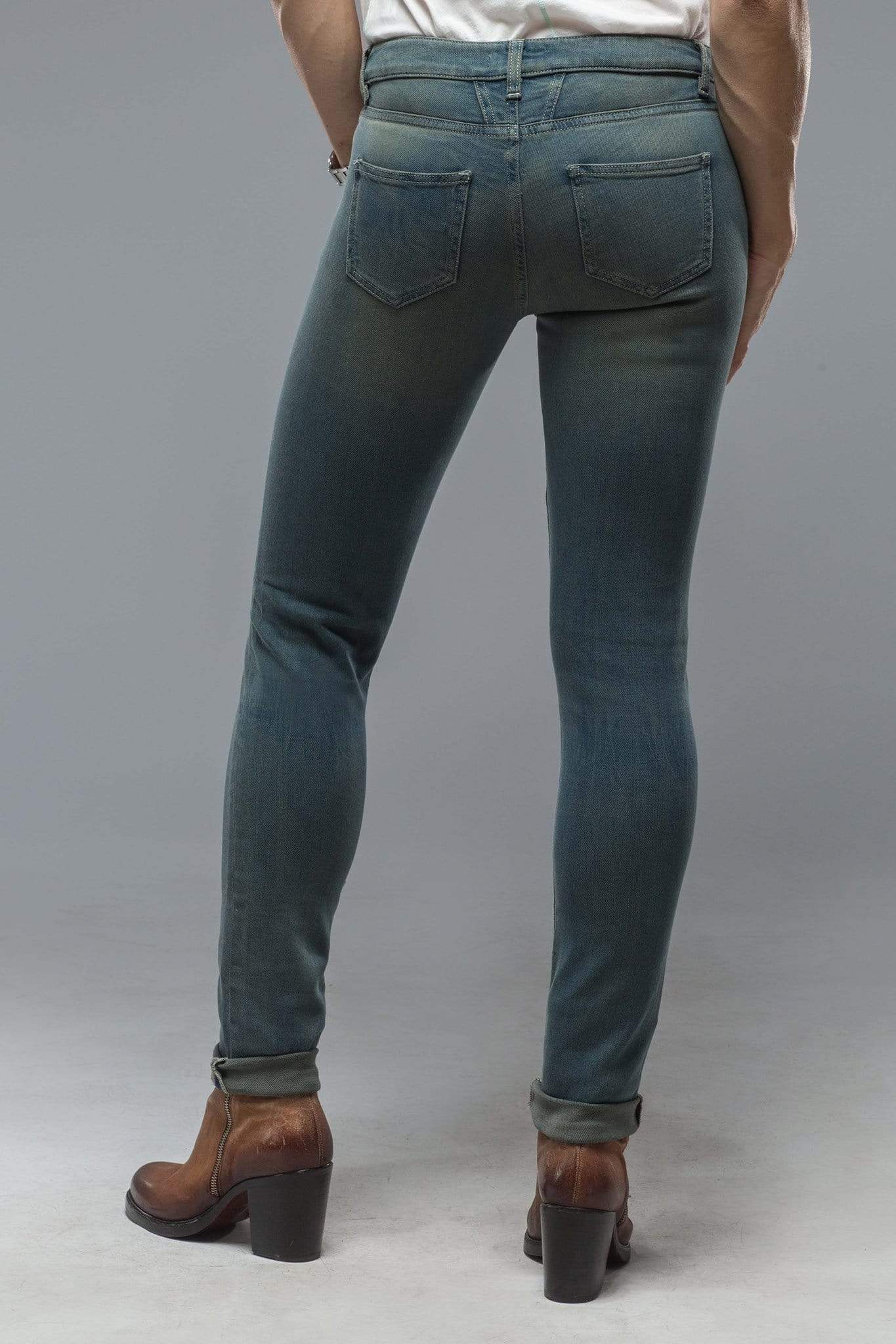 Victoria Skinny Selvedge Jean In Cactus | Ladies - Pants | Axel'S