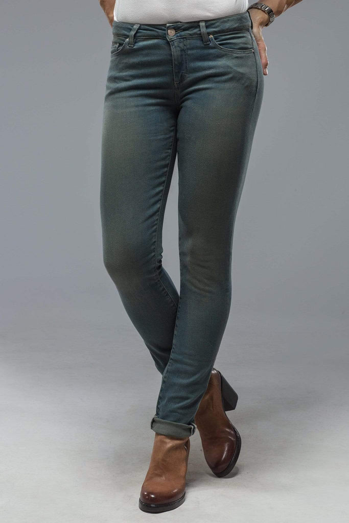 Victoria Skinny Selvedge Jean In Cactus | Ladies - Pants