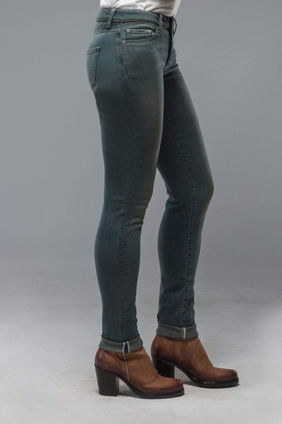 Axel'S Victoria Skinny Selvedge Jean In Cactus Ladies - Pants