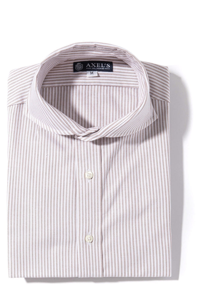 Palmetto Oxford Bengal Dress Shirt In Brown | Mens - Shirts - Outpost