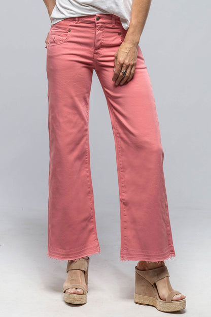 Elisa Open Hem Jean In Coral | Ladies - Pants - Jeans | European Culture