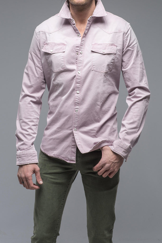 Cassidy Snap Shirt In Clicine | Mens - Shirts