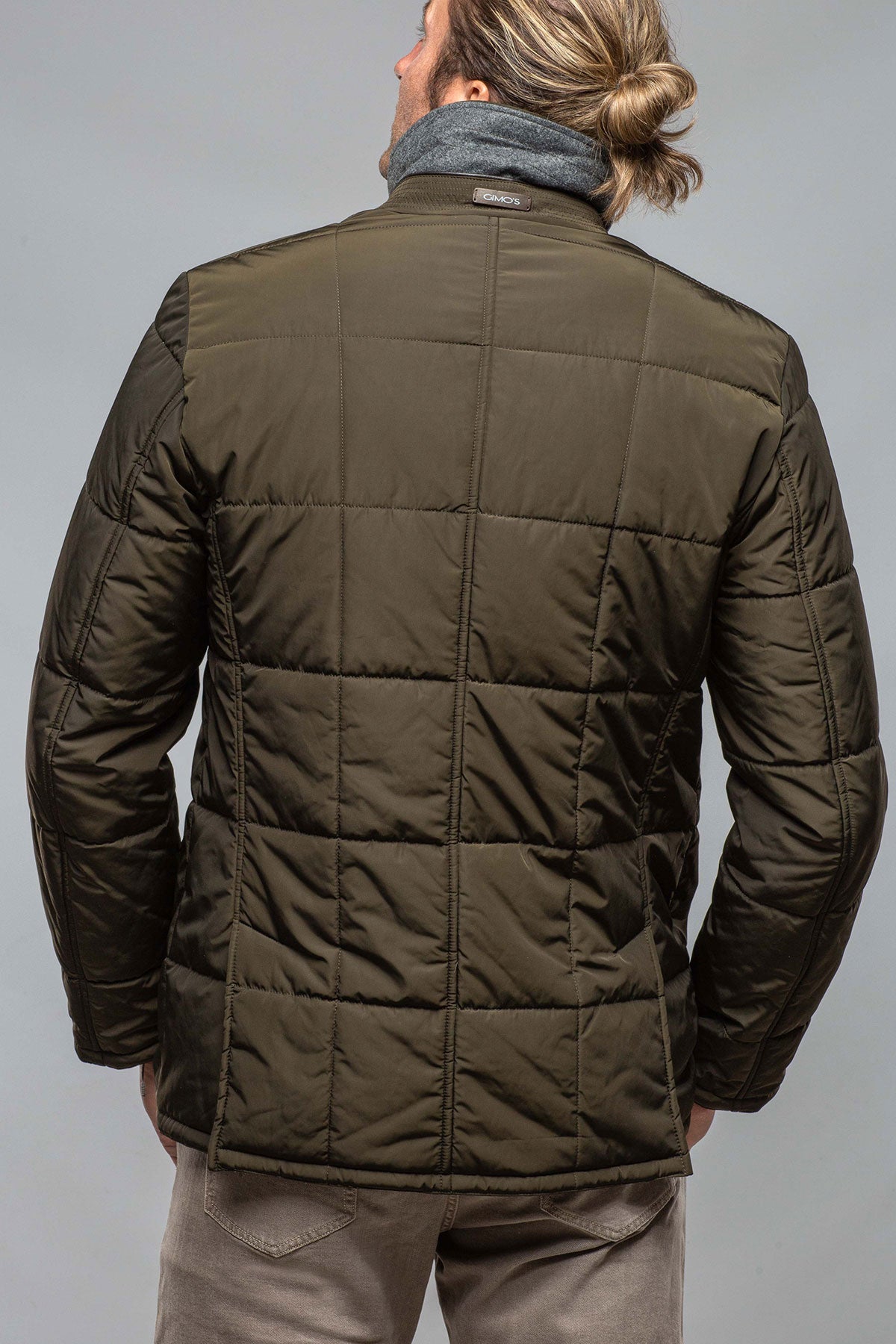 Edison Quilted Jacket In Olive | Warehouse - Mens - Outerwear - Cloth | Gimo's