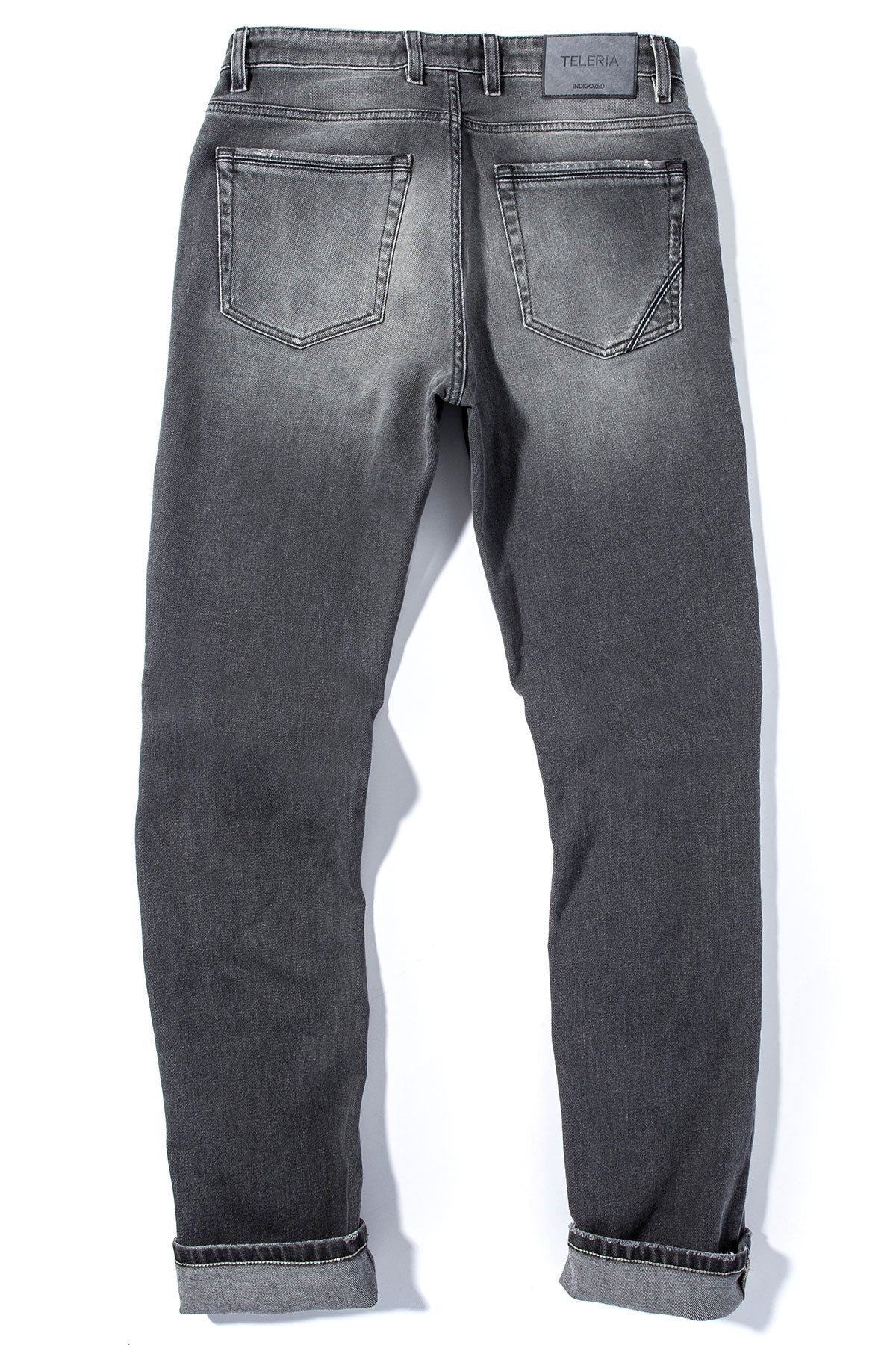 Hayden Stretch Denim In Mid Grey | Mens - Pants - 5 Pocket | Teleria Zed