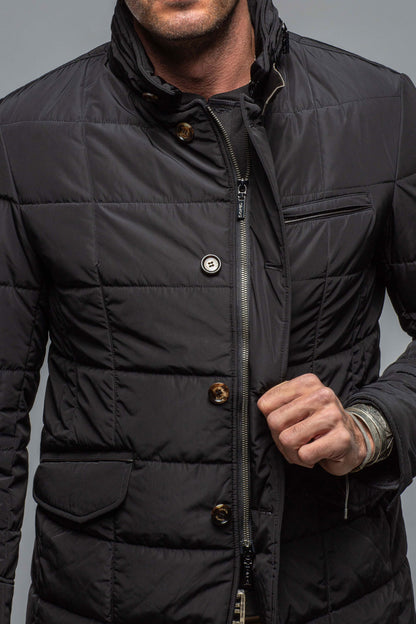 Easton Quilted Jacket In Black | Warehouse - Mens - Outerwear - Cloth | Gimo's