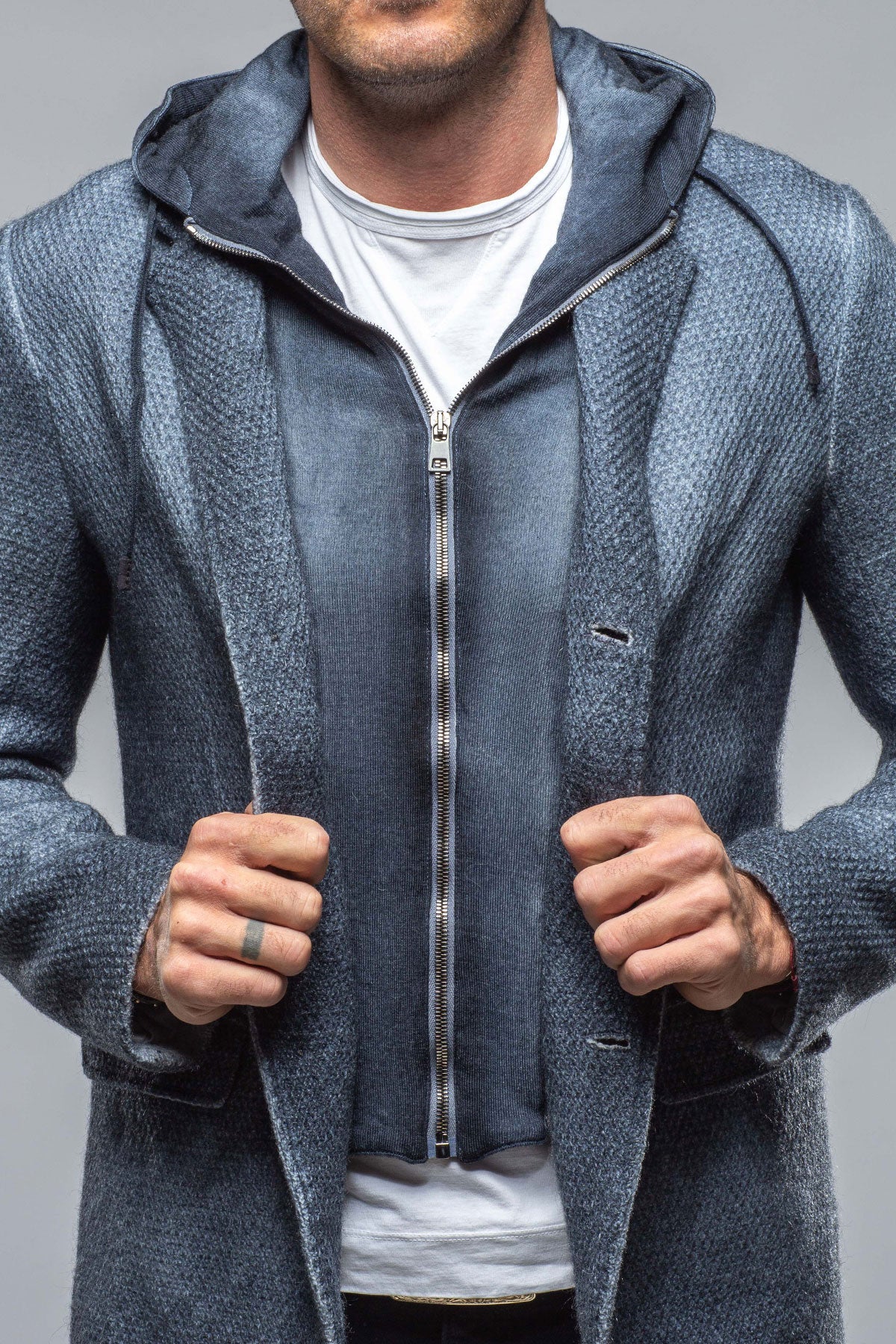 Alessandro Jacket In Light Blue | Mens - Outerwear - Cloth | Gimo's