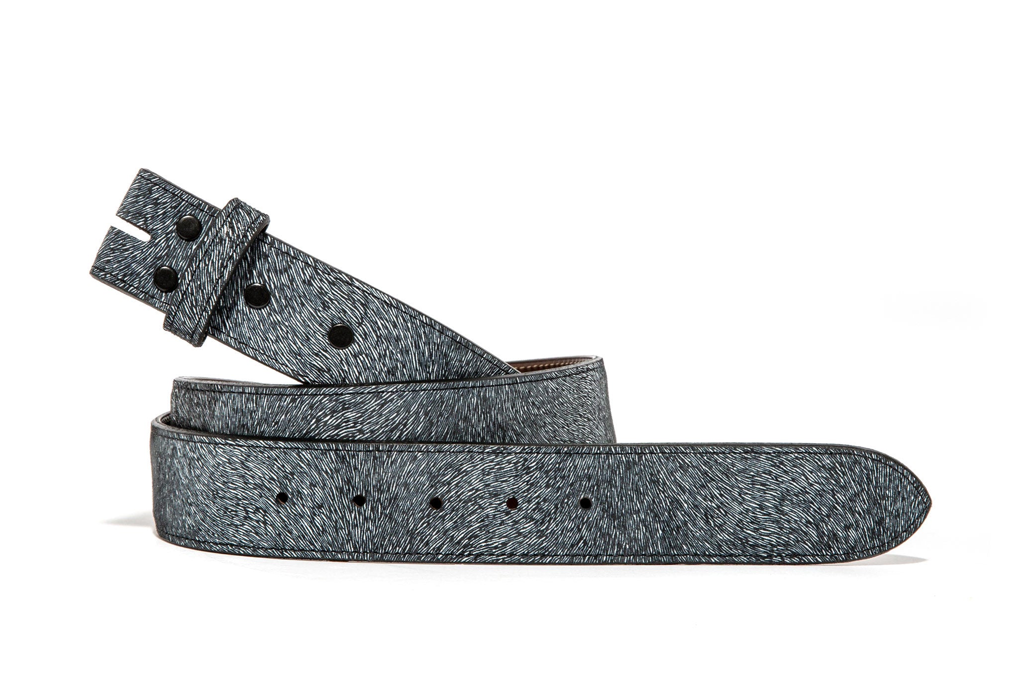 Chacon Black Javelina Strap Belts And Buckles - Belts