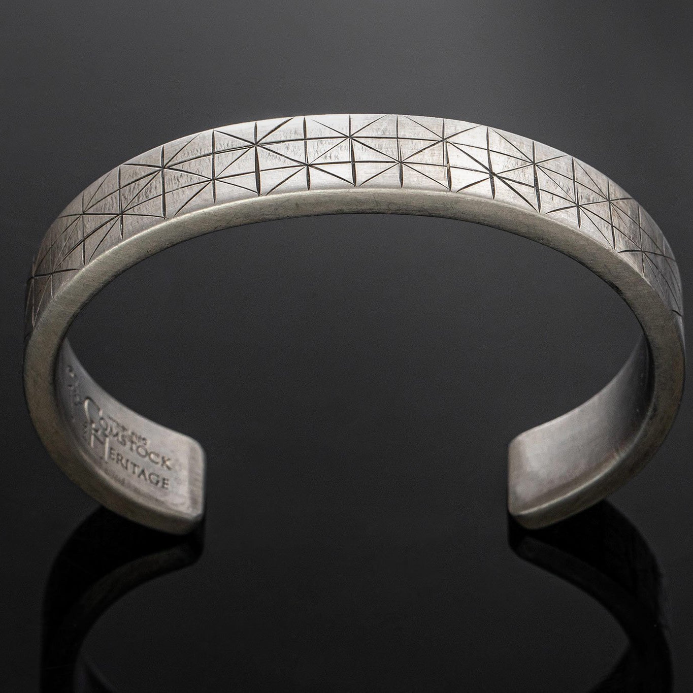 5/8" Sterling New-Deco Cuff Bracelet | Mens - Accessories - Bracelets | Comstock Heritage