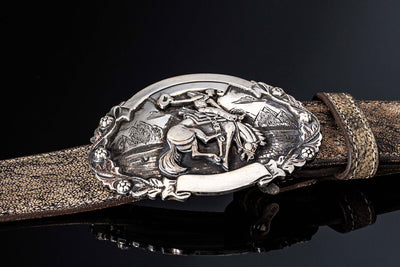 Comstock Heritage Oval Saddle Bronc Belts And Buckles - Trophy