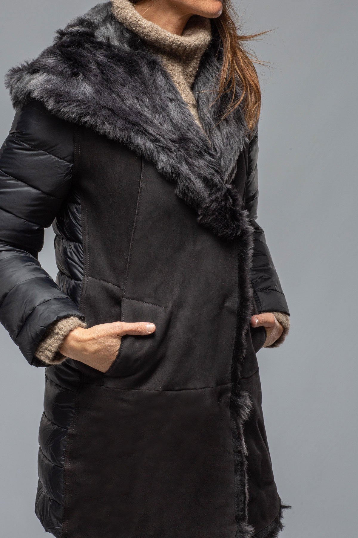 Giana Hybrid Shearling | Warehouse - Ladies - Outerwear - Cloth | Gimo's
