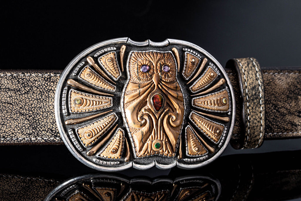 AO Fire Agate Owl | Belts And Buckles - Trophy