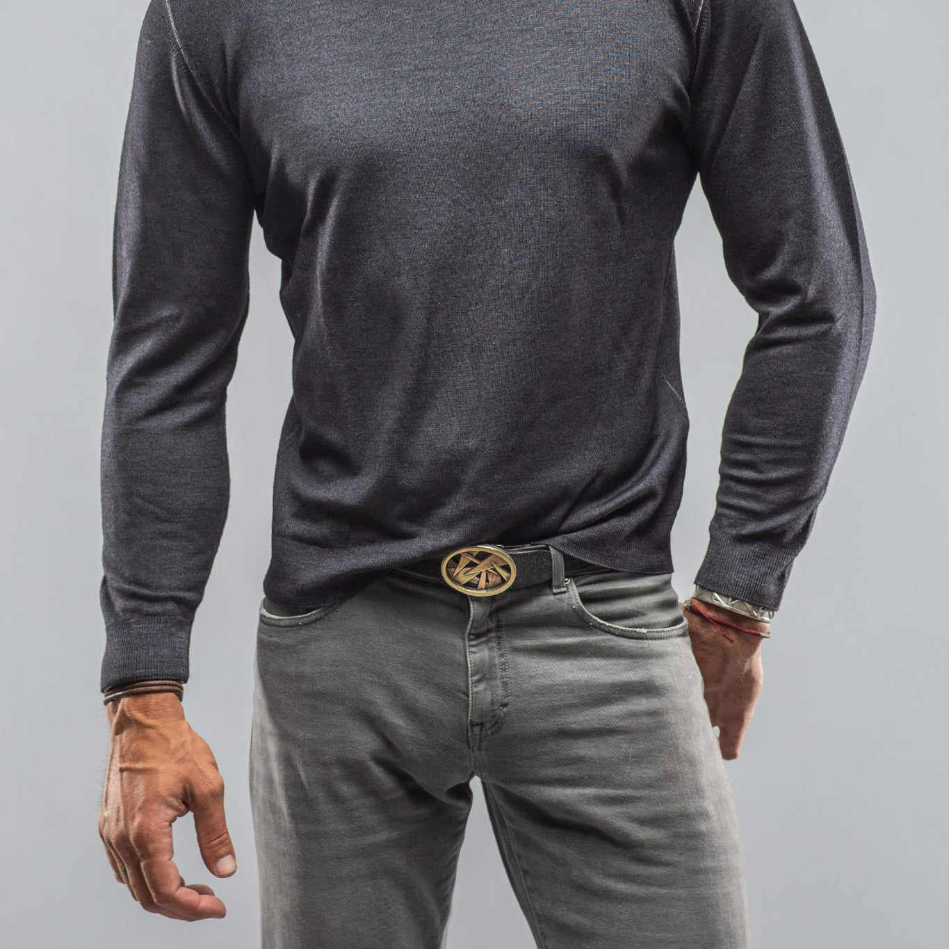 Crosby Merino Sweater In Black | Mens - Sweaters | Dune
