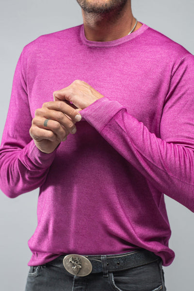 Dune Crosby Merino Sweater In Orchidea Mens - Sweaters