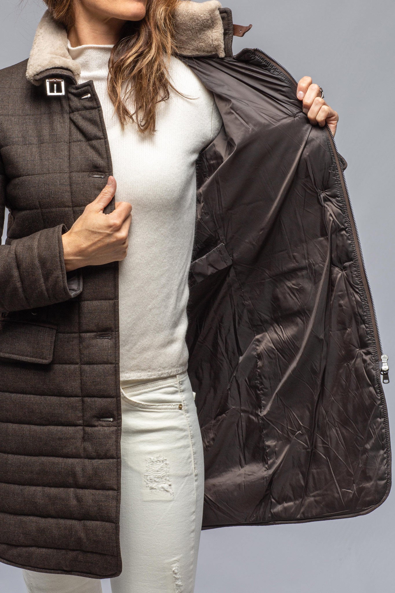 Erwin Quilted Overcoat | Warehouse - Ladies - Outerwear - Cloth | Gimo's