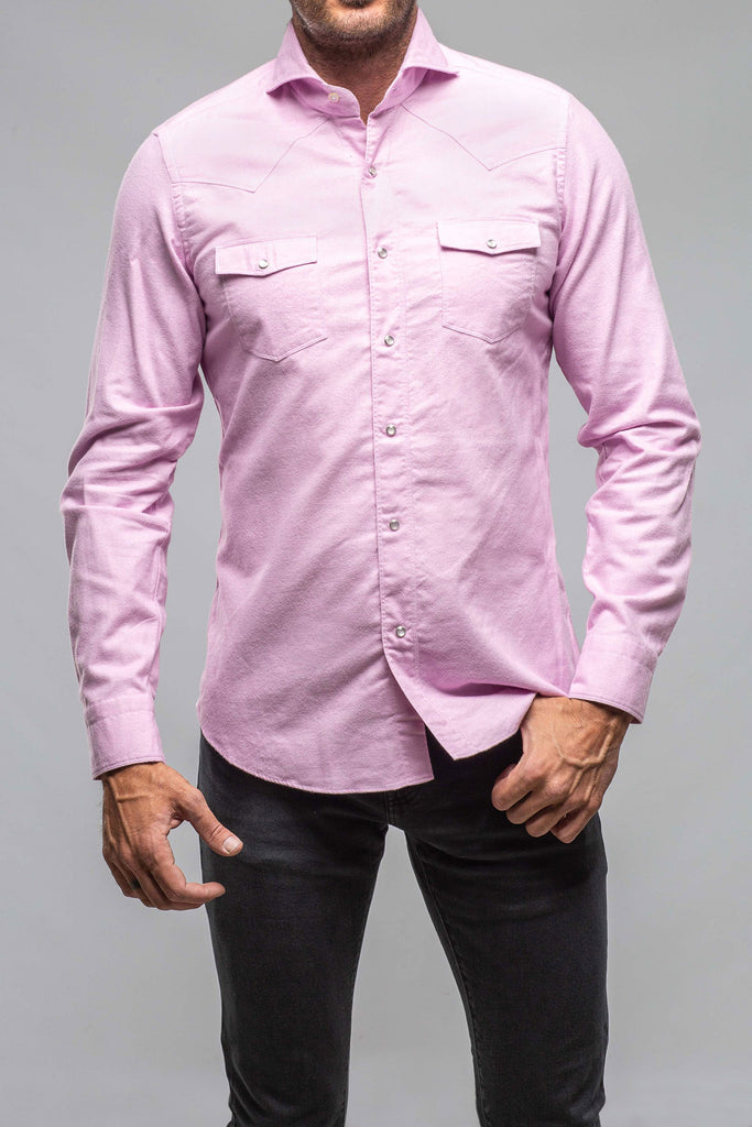Wayne Western Snap Shirt In Pink | Mens - Shirts - Outpost