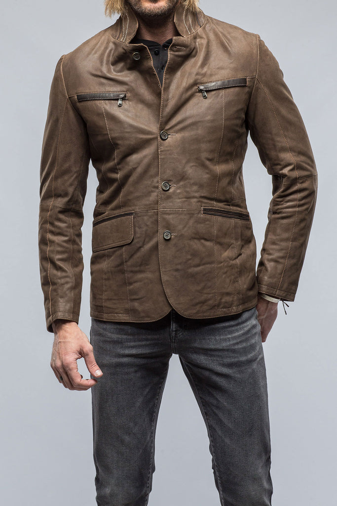Carlton Leather Blazer | Samples - Mens - Outerwear - Leather