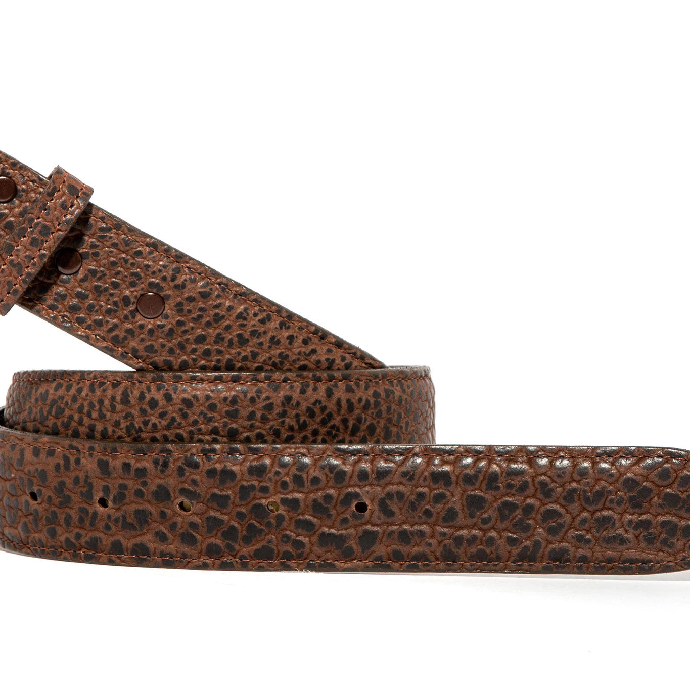 Chocolate Bison Matte Strap | Belts And Buckles - Belts | Chacon