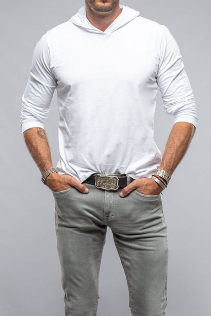 Gimo's Cotton Ventura Hooded Tee in White Mens - Shirts - T-Shirts