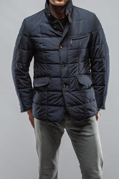 Gimo's Easton Quilted Jacket In Navy Warehouse - Mens - Outerwear - Cloth