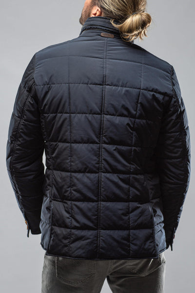 Gimo's Easton Quilted Jacket In Navy Warehouse - Mens - Outerwear - Cloth