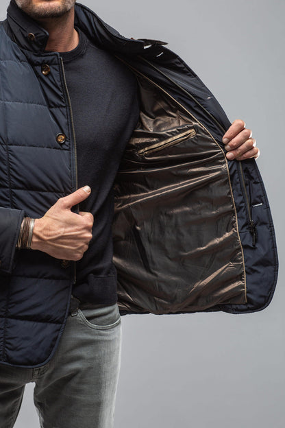 Gimo's Easton Quilted Jacket In Navy Warehouse - Mens - Outerwear - Cloth