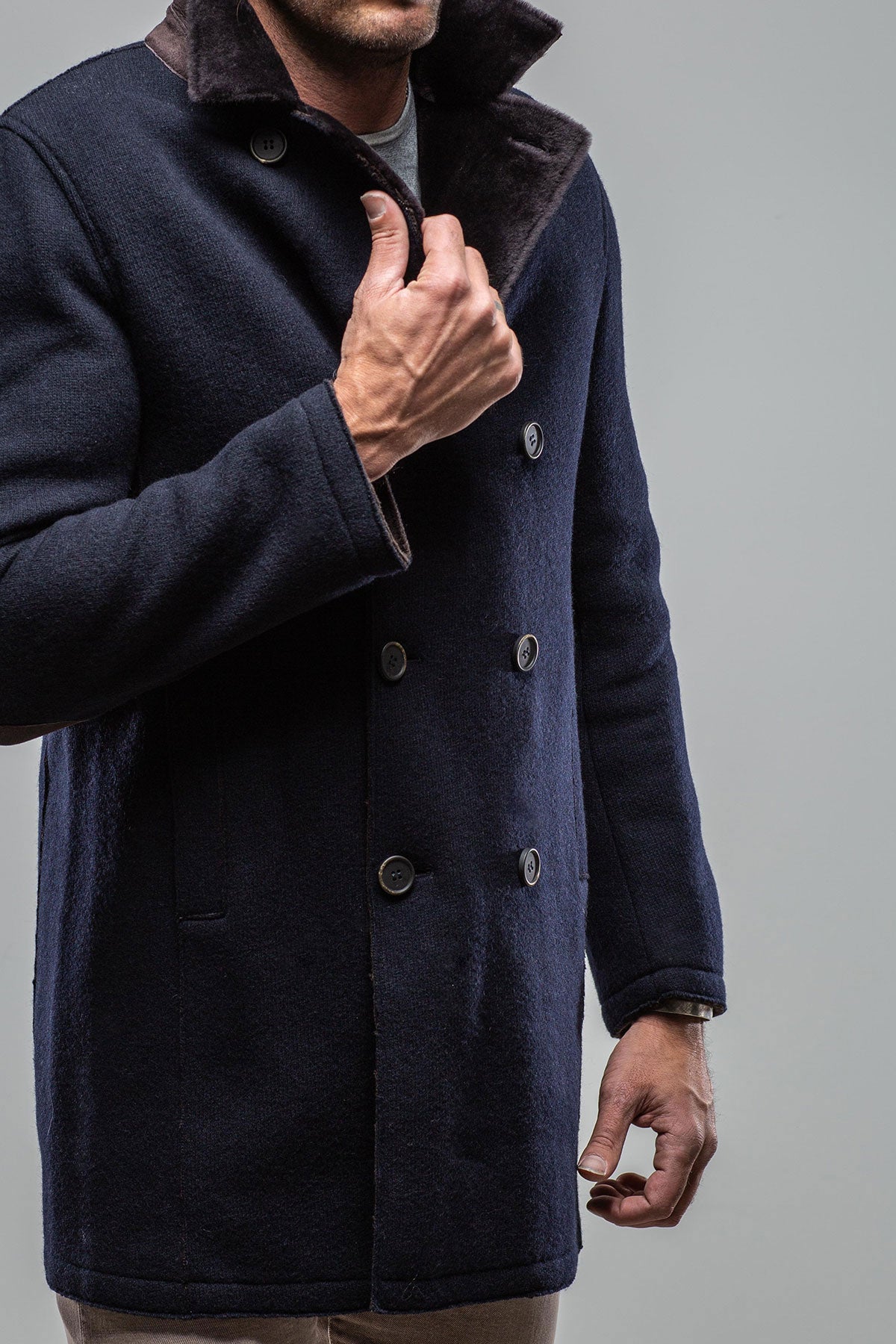 Gimo's Elijah Double-Breasted Jacket Warehouse - Mens - Outerwear - Cloth