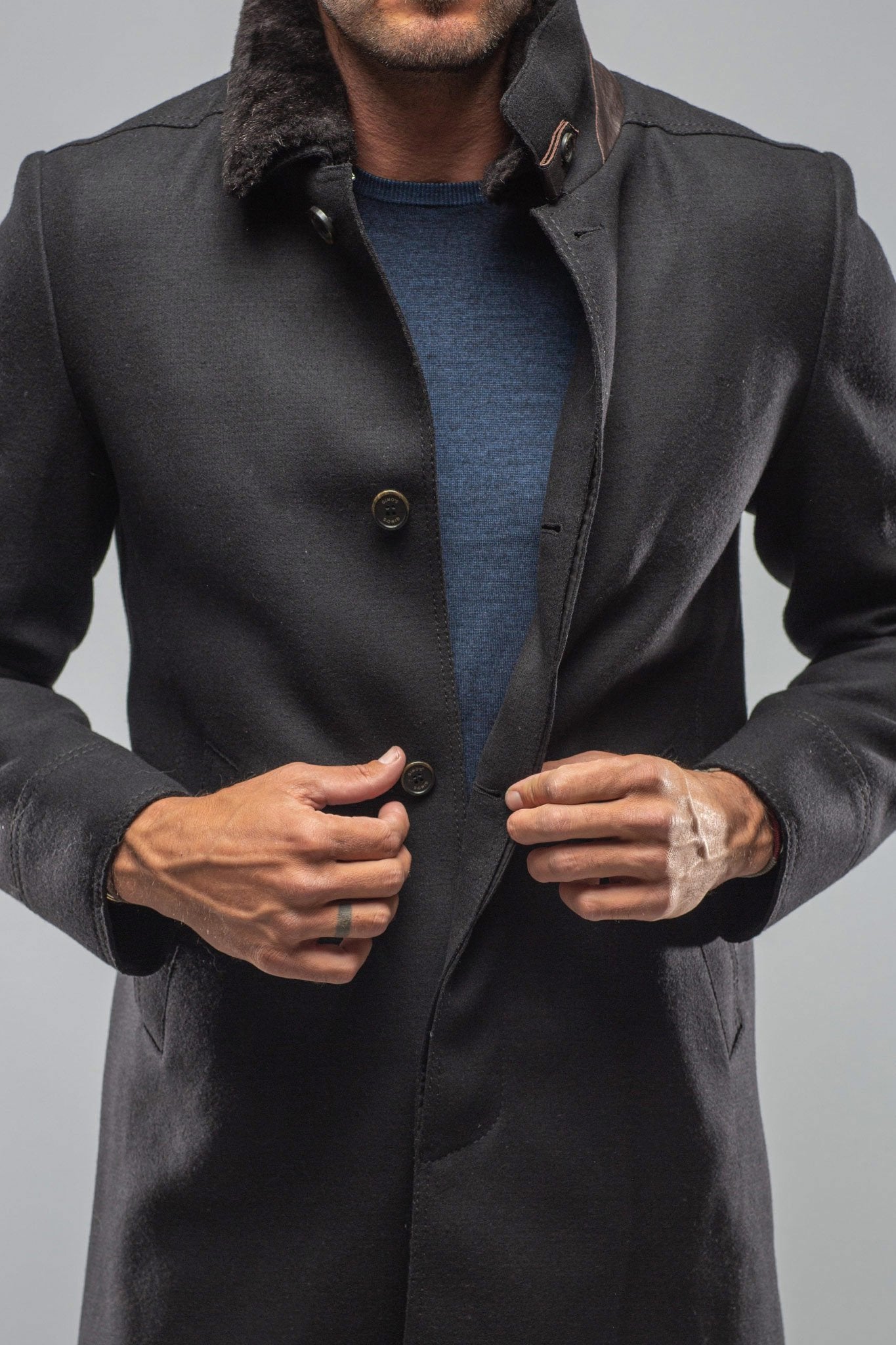 Fairport Wool/Cashmere Overcoat | Mens - Outerwear - Overcoat | Gimo's