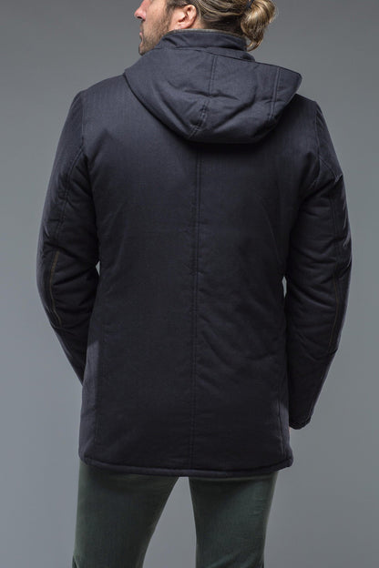 Gimo's Kipling Coat In Navy Warehouse - Mens - Outerwear - Cloth