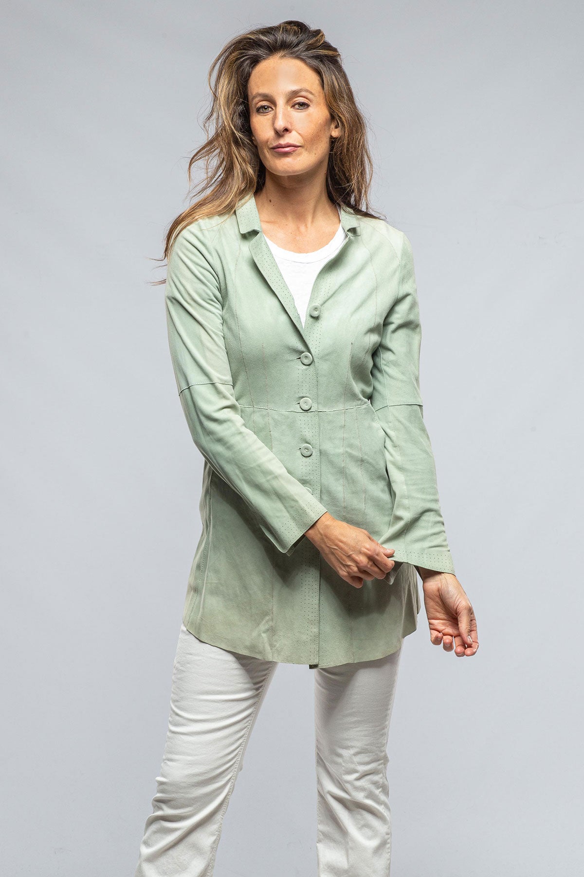 Gimo's Lily Suede Jacket Samples - Ladies - Outerwear - Leather