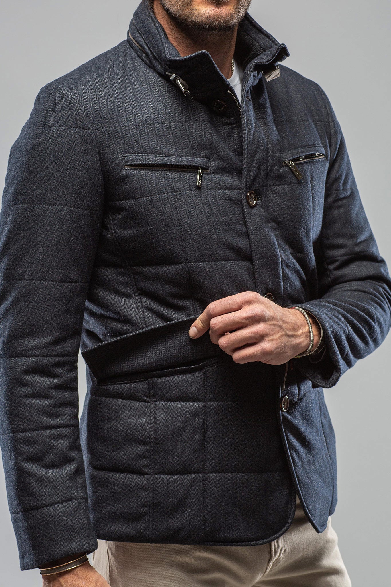 Gimo's Logan Herringbone Coat Warehouse - Mens - Outerwear - Cloth