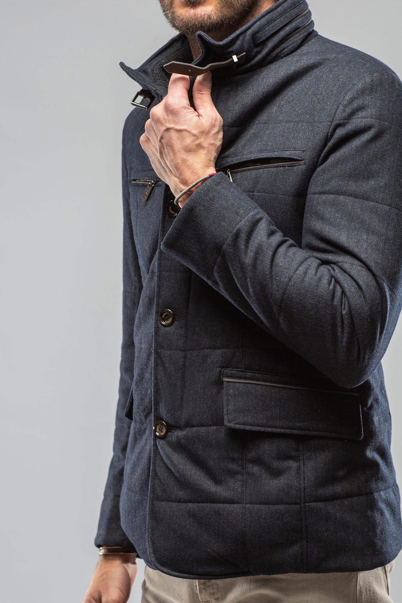 Gimo's Logan Herringbone Coat Warehouse - Mens - Outerwear - Cloth