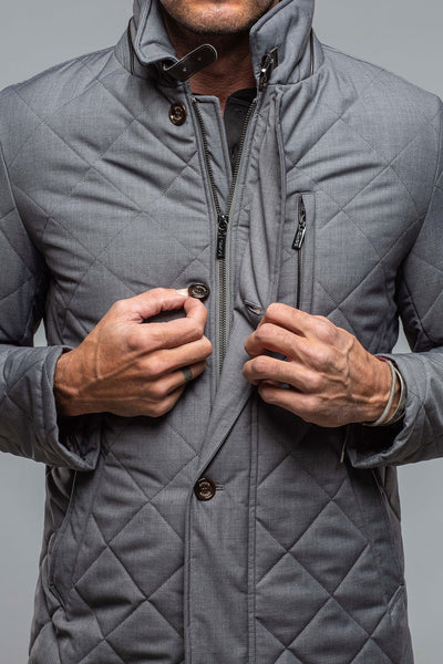 Gimo's Rochester Chelsea Jacket In Grey Warehouse - Mens - Outerwear - Cloth