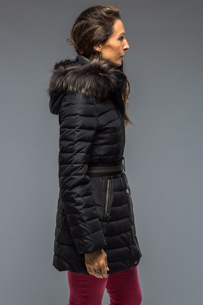 Gimo's Thalia Long Goose Down Coat In Black Warehouse - Ladies - Outerwear - Cloth