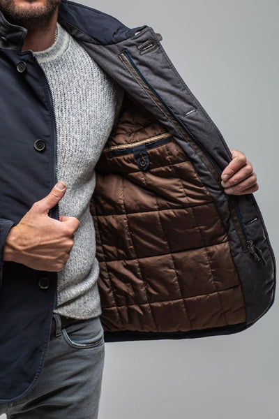 Gimo's Wylie Insulated Travel Jacket In Navy Warehouse - Mens - Outerwear - Cloth