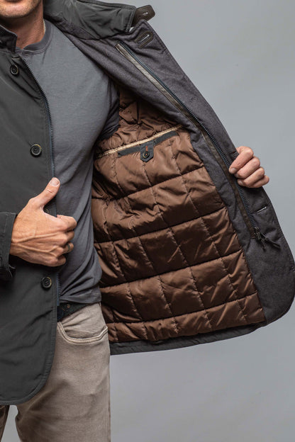 Gimo's Wylie Insulated Travel Jacket In Slate Warehouse - Mens - Outerwear - Cloth