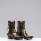 Pearlized Crocodile Gallegos Zorro | Ladies - Cowboy Boots | Stallion Boots