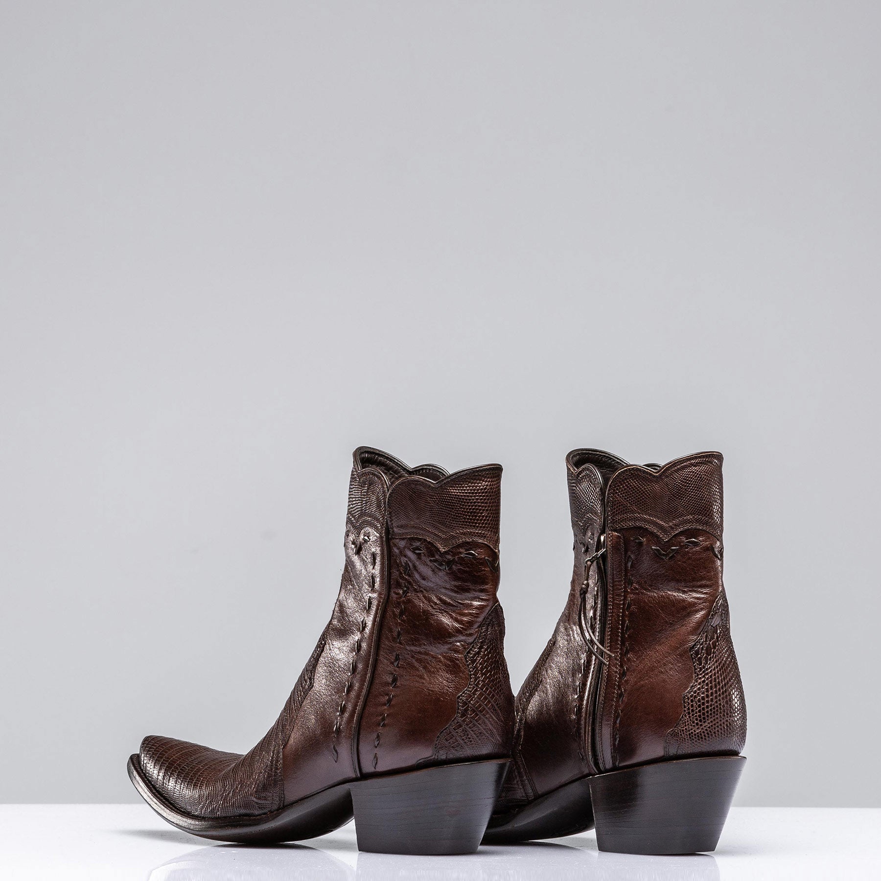 Chocolate Lizard Gallegos Zorro | Ladies - Cowboy Boots | Stallion Boots