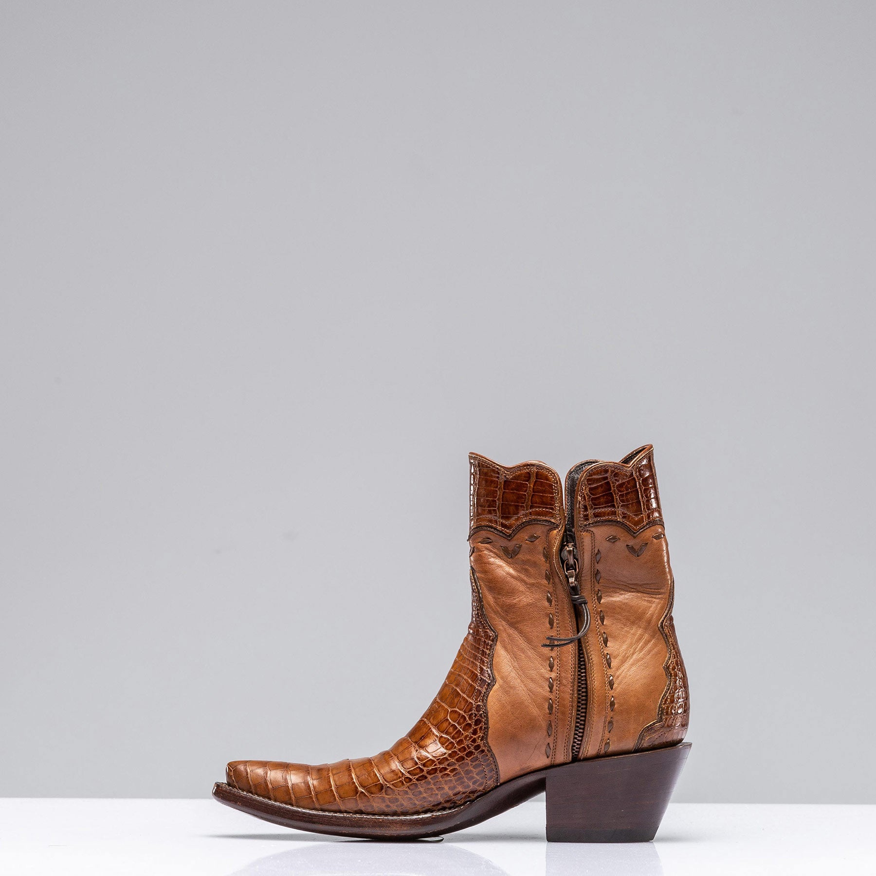 Carmel Crocodile Gallegos Zorro | Ladies - Cowboy Boots | Stallion Boots