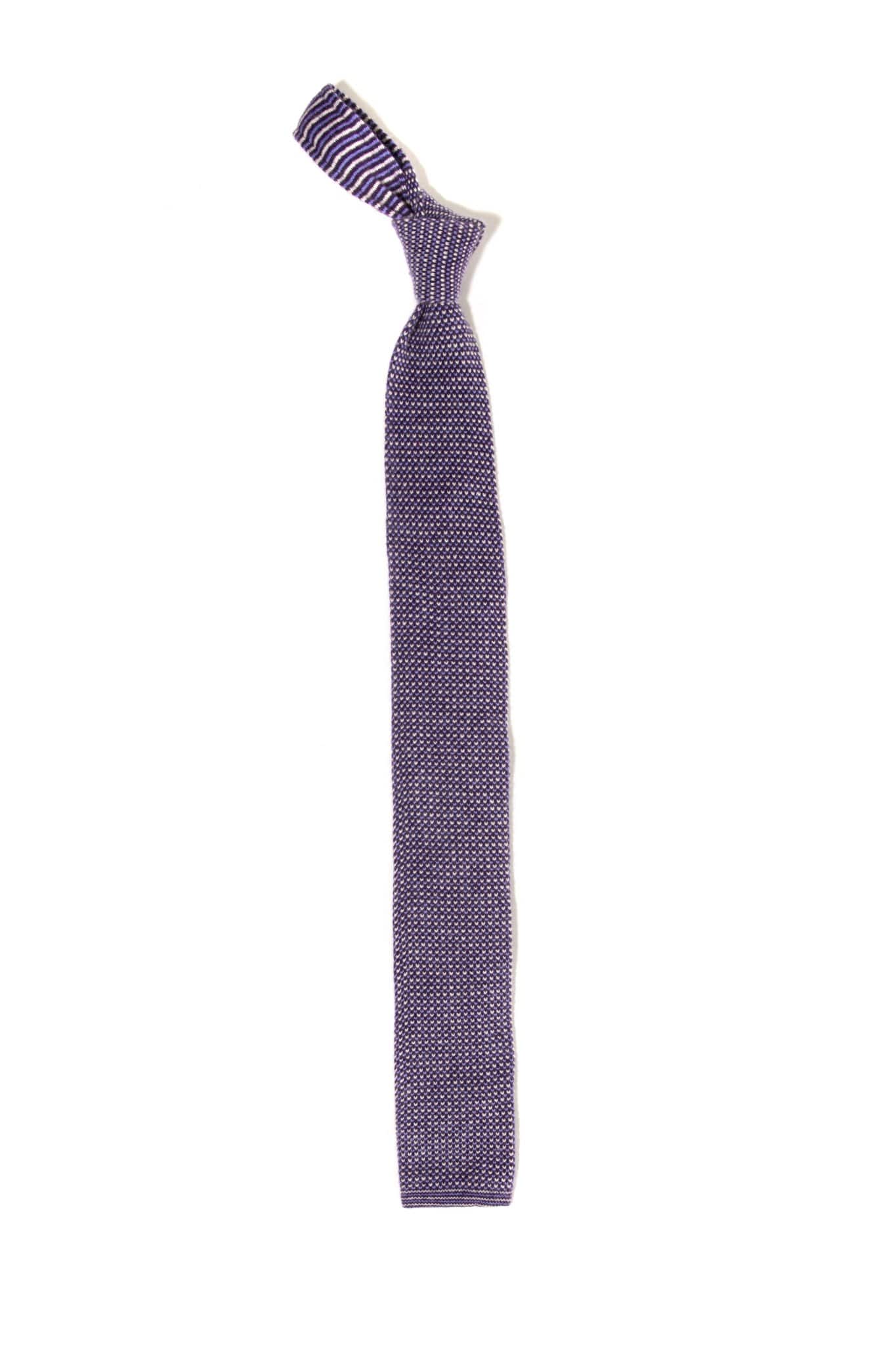 Cashmere and silk tie