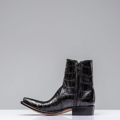 Stallion Boots Black Crocodile Zorro Mens - Cowboy Boots