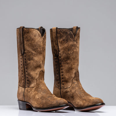 Stallion Boots Camel Break Suede II Mens - Cowboy Boots