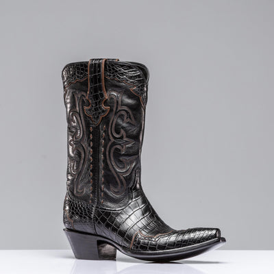 Stallion Boots Majestic Crocodile w/ Buffalo Boots Mens - Cowboy Boots